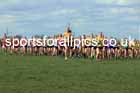 Intermediate Girls 2024 English Schools Cross Country Champs., Pontefract, March 16th.  Photo: David T. Hewitson/Sports for All Pics